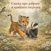 Сказка про доброго и храброго тигренка.