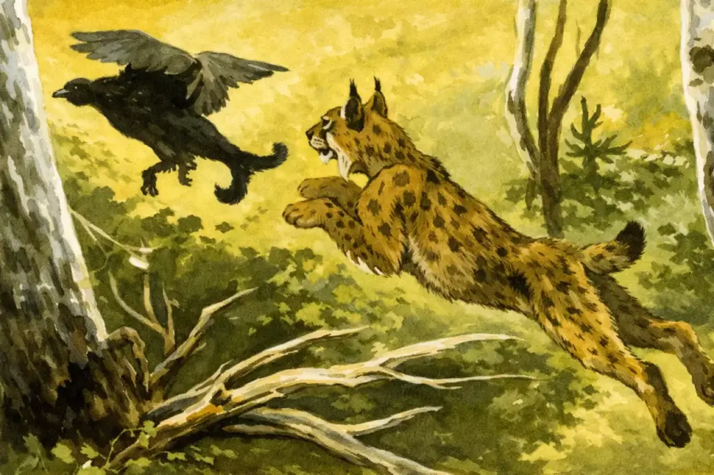 Рысь: диафильм — Звери Наших Лесов